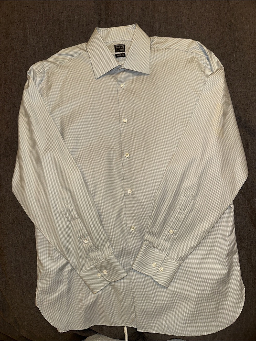 Pale Blue Dress Shirt - Spread Collar Long Sleeve